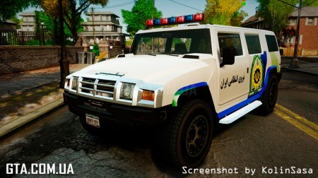 Iranian Police Patrol